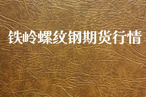 铁岭螺纹钢期货行情_https://www.kuaijiepai.net_期货在线_第1张