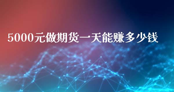 5000元做期货一天能赚多少钱_https://www.kuaijiepai.net_期货在线_第1张