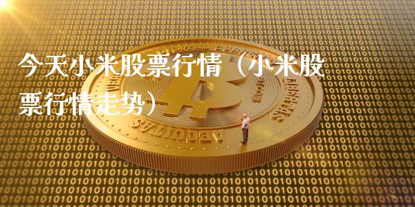 今天小米股票行情（小米股票行情走势）_https://www.kuaijiepai.net_国际股建_第1张