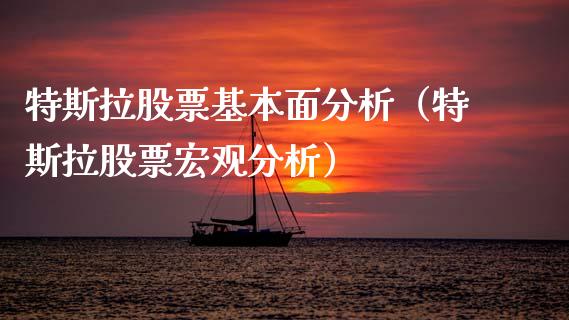 特斯拉股票基本面分析（特斯拉股票宏观分析）_https://www.kuaijiepai.net_股票理论_第1张