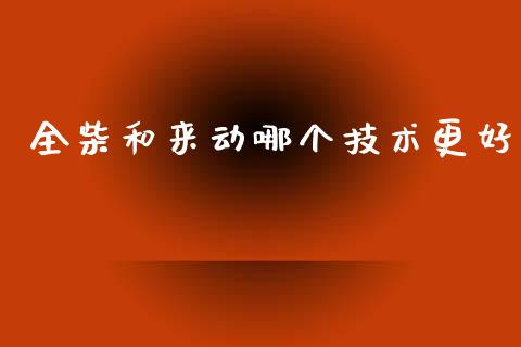 全柴和来动哪个技术更好_https://www.kuaijiepai.net_期货在线_第1张