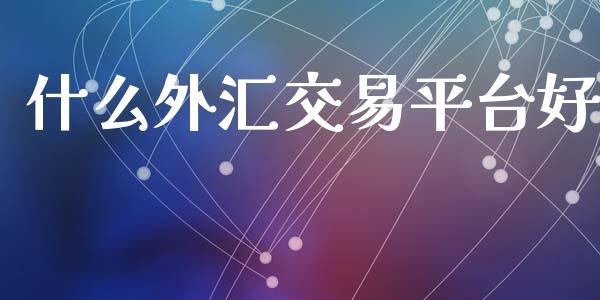 什么外汇交易平台好_https://www.kuaijiepai.net_国际股建_第1张