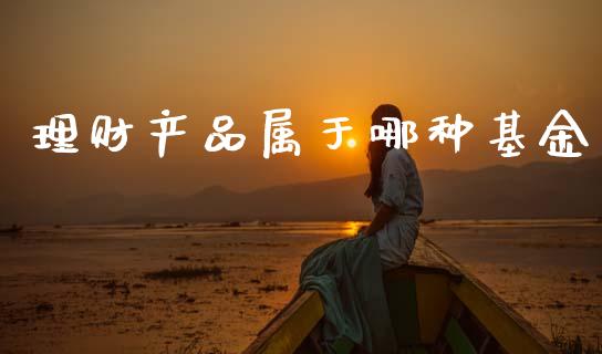 理财产品属于哪种基金_https://www.kuaijiepai.net_投资理财_第1张