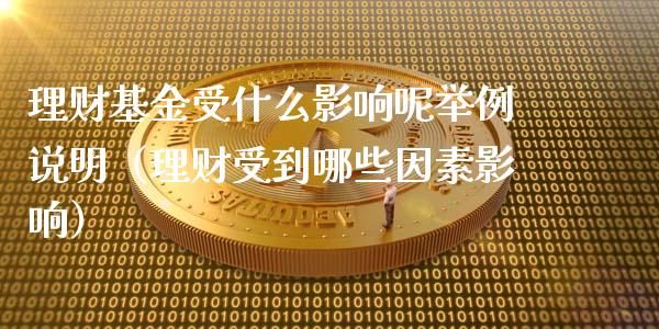 理财基金受什么影响呢举例说明（理财受到哪些因素影响）_https://www.kuaijiepai.net_期货理财_第1张