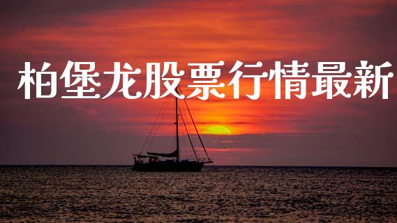 柏堡龙股票行情最新_https://www.kuaijiepai.net_新股新闻_第1张