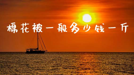 棉花被一般多少钱一斤_https://www.kuaijiepai.net_国际期货_第1张