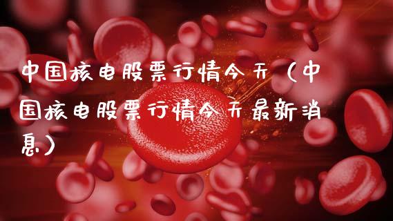中国核电股票行情今天（中国核电股票行情今天最新消息）_https://www.kuaijiepai.net_股票理论_第1张