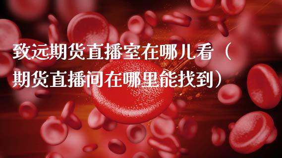致远期货直播室在哪儿看（期货直播间在哪里能找到）_https://www.kuaijiepai.net_期货在线_第1张
