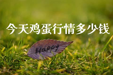 今天鸡蛋行情多少钱_https://www.kuaijiepai.net_国际期货_第1张
