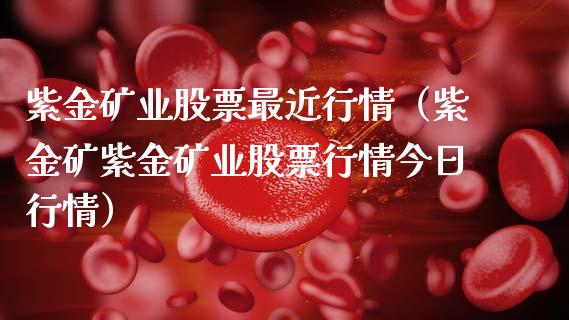 紫金矿业股票最近行情（紫金矿紫金矿业股票行情今日行情）_https://www.kuaijiepai.net_股票理论_第1张