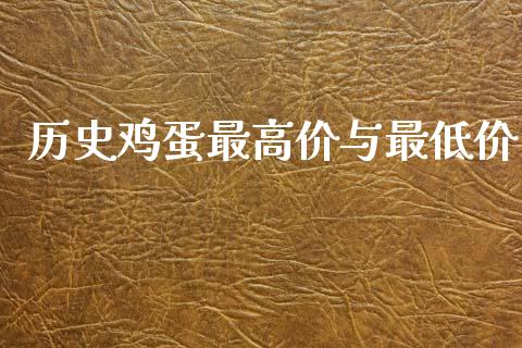 历史鸡蛋最高价与最低价_https://www.kuaijiepai.net_期货资讯_第1张