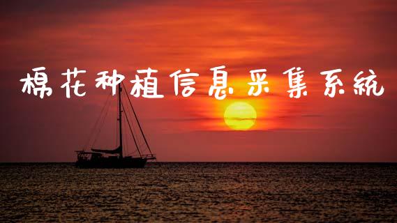棉花种植信息采集系统_https://www.kuaijiepai.net_期货资讯_第1张