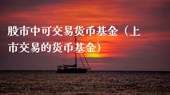股市中可交易货币基金（上市交易的货币基金）_https://www.kuaijiepai.net_期货理财_第1张