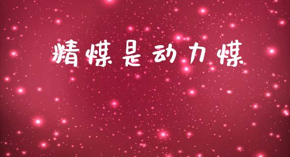 精煤是动力煤_https://www.kuaijiepai.net_国际期货_第1张