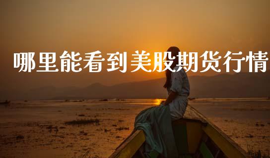 哪里能看到美股期货行情_https://www.kuaijiepai.net_期货在线_第1张