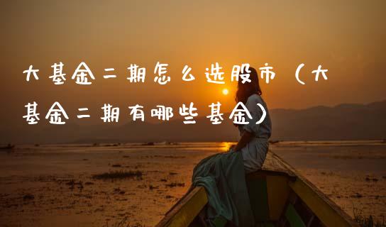 大基金二期怎么选股市（大基金二期有哪些基金）_https://www.kuaijiepai.net_期货理财_第1张
