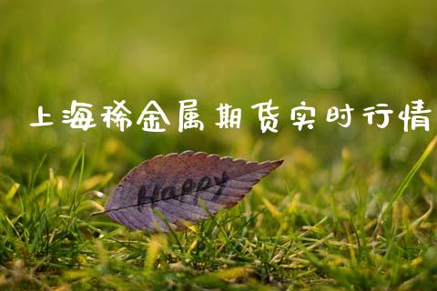 上海稀金属期货实时行情_https://www.kuaijiepai.net_期货在线_第1张