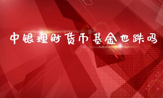 中银理财货币基金也跌吗_https://www.kuaijiepai.net_期货理财_第1张