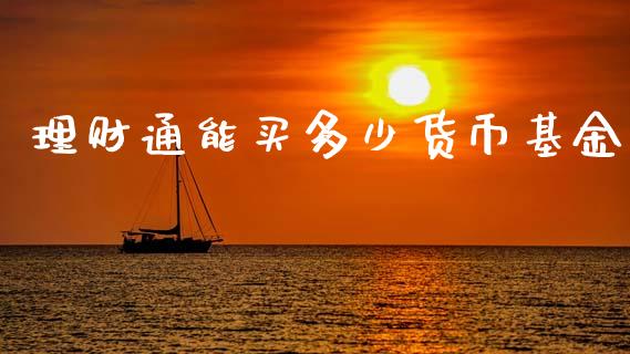 理财通能买多少货币基金_https://www.kuaijiepai.net_期货理财_第1张