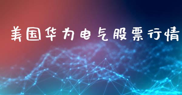 美国华为电气股票行情_https://www.kuaijiepai.net_股票理论_第1张