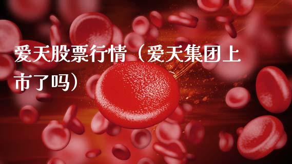 爱天股票行情（爱天集团上市了吗）_https://www.kuaijiepai.net_国际股建_第1张