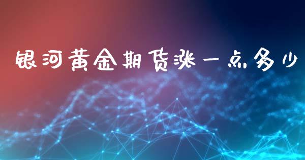 银河黄金期货涨一点多少_https://www.kuaijiepai.net_期货资讯_第1张