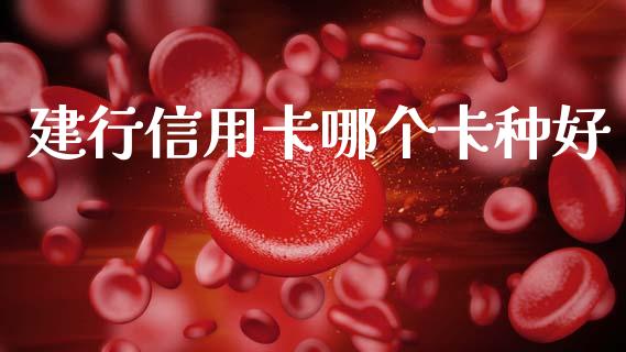 建行信用卡哪个卡种好_https://www.kuaijiepai.net_期货理财_第1张