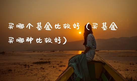 买哪个基金比较好（买基金买哪种比较好）_https://www.kuaijiepai.net_投资理财_第1张