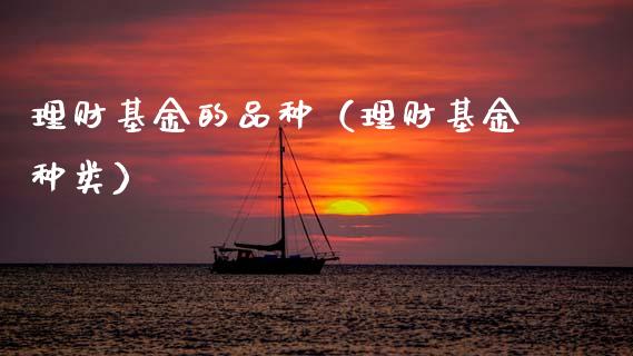 理财基金的品种（理财基金种类）_https://www.kuaijiepai.net_期货理财_第1张