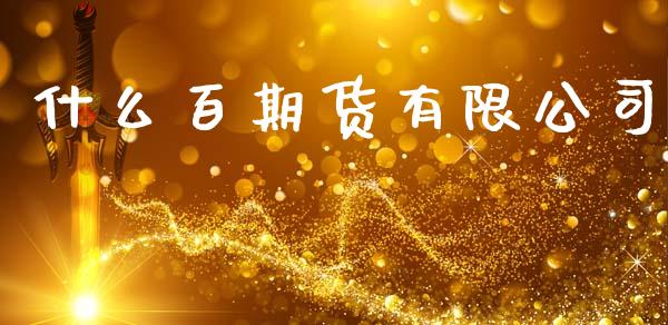 什么百期货有限公司_https://www.kuaijiepai.net_国际期货_第1张