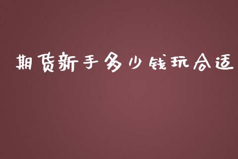 期货新手多少钱玩合适_https://www.kuaijiepai.net_期货资讯_第1张