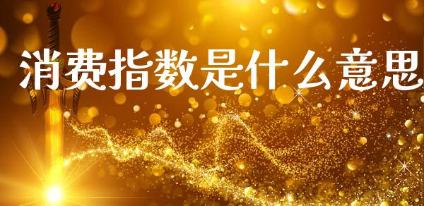 消费指数是什么意思_https://www.kuaijiepai.net_国际股建_第1张