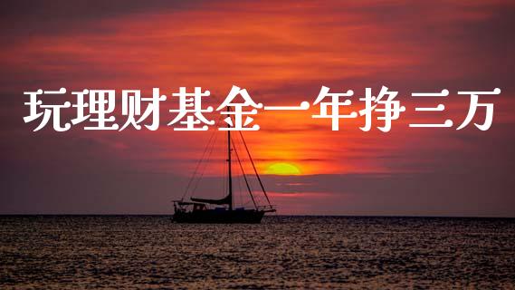 玩理财基金一年挣三万_https://www.kuaijiepai.net_投资理财_第1张