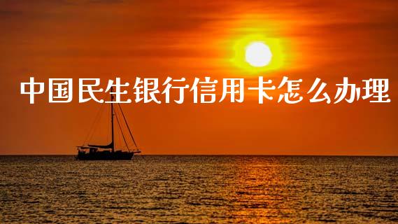 中国民生银行信用卡怎么办理_https://www.kuaijiepai.net_投资理财_第1张