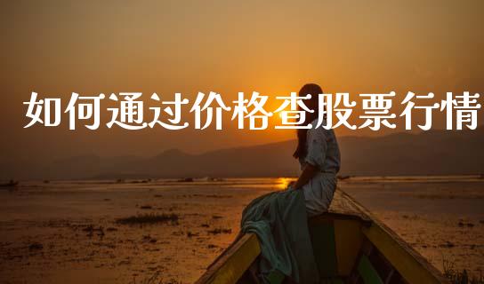如何通过价格查股票行情_https://www.kuaijiepai.net_新股新闻_第1张