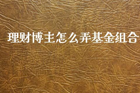理财博主怎么弄基金组合_https://www.kuaijiepai.net_投资理财_第1张