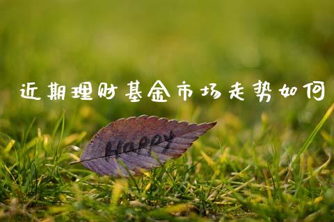近期理财基金市场走势如何_https://www.kuaijiepai.net_投资理财_第1张