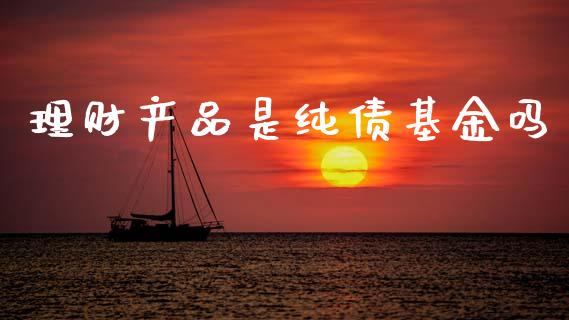 理财产品是纯债基金吗_https://www.kuaijiepai.net_投资理财_第1张
