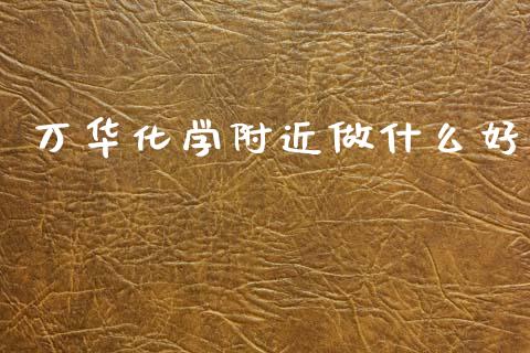 万华化学附近做什么好_https://www.kuaijiepai.net_国际股建_第1张