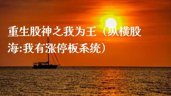 重生股神之我为王（纵横股海:我有涨停板系统）_https://www.kuaijiepai.net_国际期货_第1张