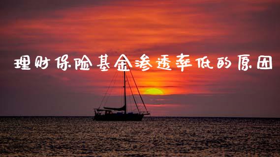 理财保险基金渗透率低的原因_https://www.kuaijiepai.net_投资理财_第1张