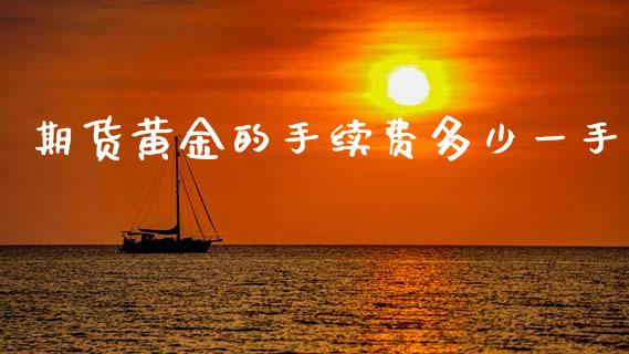 期货黄金的手续费多少一手_https://www.kuaijiepai.net_期货资讯_第1张