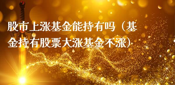 股市上涨基金能持有吗（基金持有股票大涨基金不涨）_https://www.kuaijiepai.net_投资理财_第1张
