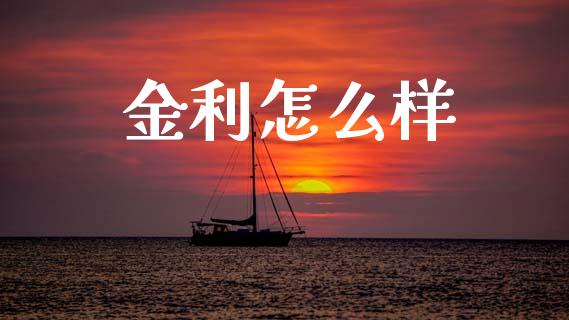 金利怎么样_https://www.kuaijiepai.net_国际期货_第1张