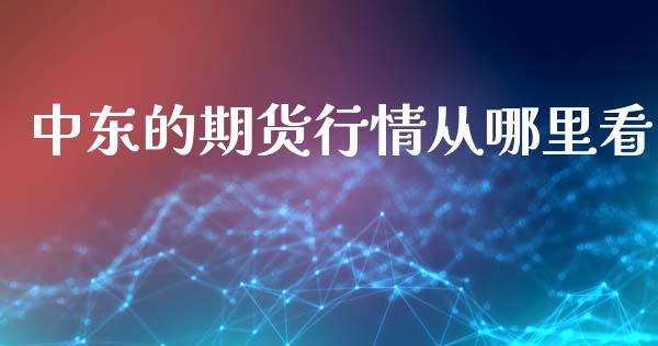 中东的期货行情从哪里看_https://www.kuaijiepai.net_国际期货_第1张