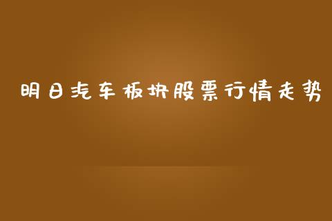 明日汽车板块股票行情走势_https://www.kuaijiepai.net_新股新闻_第1张