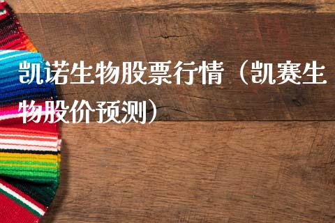凯诺生物股票行情（凯赛生物股价预测）_https://www.kuaijiepai.net_新股新闻_第1张