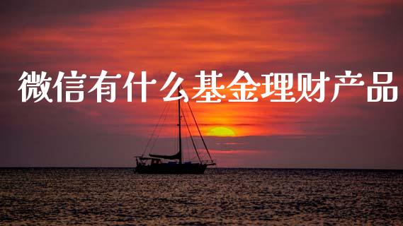 微信有什么基金理财产品_https://www.kuaijiepai.net_期货理财_第1张