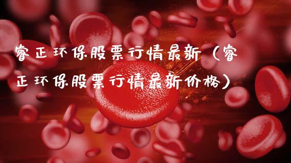 睿正环保股票行情最新（睿正环保股票行情最新价格）_https://www.kuaijiepai.net_股票理论_第1张