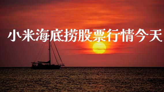 小米海底捞股票行情今天_https://www.kuaijiepai.net_国际股建_第1张